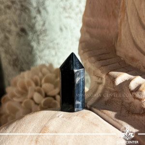 Blue Tiger's Eye Crystal Point Tower at Gaia Center Crystal shop in Cyprus. Crystal points, towers and obelisks selection at Gaia Center Crystal Shop in Cyprus. Buy and Order crystals online, Cyprus islandwide delivery: Limassol, Larnaca, Paphos, Nicosia.