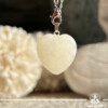 New Jade Crystal Heart Pendant |2.5cm Silver Plated Bail| at Gaia Center Crystal shop in Cyprus. Order crystals online, Cyprus islandwide delivery: Limassol, Larnaca, Paphos, Nicosia. Europe and Worldwide shipping.