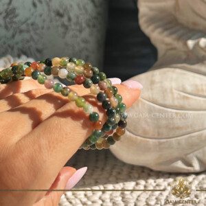 Fancy Jasper Crystal Bracelet |4mm small beads| at Gaia Center Crystal shop in Cyprus. Fancy Jasper is known for its grounding properties, helping individuals connect with the stabilizing energies of the Earth. This grounding quality can bring a sense of stability and balance to one's life, especially during times of stress or upheaval. Order and buy crystals online, Cyprus islandwide delivery: Limassol, Larnaca, Paphos, Nicosia. Europe and Worldwide shipping.