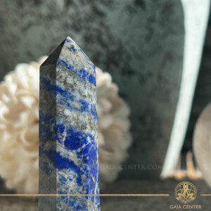 Lapis Lazuli Obelisk - Crystal Polished Point Towers Discover the timeless beauty and powerful energy of Lapis Lazuli Obelisk Crystal Polished Point Towers, available at GAIA CENTER in Cyprus. Known as the stone of wisdom and truth, Lapis Lazuli enhances spiritual awareness, inner peace, and clarity of mind. Perfect for meditation, energy alignment, or home decor, these stunning towers are available for in-person purchases at our crystal store or through online orders for worldwide delivery. Elevate your space with the majestic energy of Lapis Lazuli – visit GAIA CENTER today!