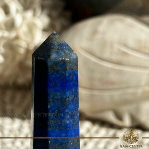 Lapis Lazuli Obelisk - Crystal Polished Point Tower at Gaia Center Crystal shop in Cyprus. Order online top quality crystals, Cyprus islandwide delivery: Limassol, Larnaca, Paphos, Nicosia. Europe and Worldwide shipping.