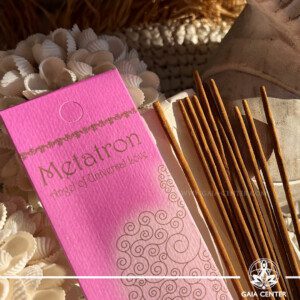 Angels Traditional Incense - Metatron | Fiore D'Oriente at Gaia Center | Cyprus. Discover the divine fragrance of Angels Traditional Incense Sticks by Fiore D'Oriente, available online and in-store at GAIA CENTER Crystals and Incense esoteric shop in Cyprus. Crafted with natural ingredients, these incense sticks offer a soothing, spiritual aroma for meditation, relaxation, and sacred spaces.