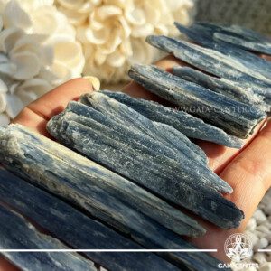 Blue Kyanite Rough Blades from Brazil at Gaia Center, Cyprus Explore the mesmerizing beauty of Blue Kyanite Rough Blades, sourced directly from Brazil, now available at Gaia Center in Cyprus. These stunning crystals are celebrated for their striking blue hues and unique textures, making them perfect for collectors, energy healers, and crystal enthusiasts alike. At Gaia Center, we pride ourselves on offering high-quality crystals, and our Blue Kyanite Rough Blades are no exception. Each piece is carefully selected for its natural beauty and energetic properties. Known for its ability to enhance communication and intuition, Blue Kyanite is a must-have for anyone interested in crystal healing. Visit us in-person at our Gaia Center location in Cyprus to experience the beauty of these crystals firsthand, or shop conveniently online for secure delivery.