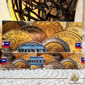 atya Money Incense Sticks | Attract Prosperity and Wealth Elevate your space with the captivating aroma of Satya Money Incense Sticks, specially crafted to attract abundance, wealth, and prosperity. Known for its rich, earthy fragrance with subtle sweet undertones, this premium incense is perfect for meditation, yoga, and manifesting financial success. Authentic Satya Brand: Made from natural ingredients, hand-rolled in India. Perfect for Rituals: Enhance your spiritual practices, create a peaceful ambiance, and draw positive energy into your life. Long-Lasting Scent: Each stick burns evenly and fills your space with an uplifting fragrance. Available at GAIA CENTER in Cyprus for in-store and online purchases. Shop now for authentic Satya incense sticks and experience the magic of abundance!