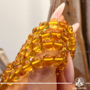 Discover the beauty of Amber Bracelets at GAIA CENTER Crystal Store in Cyprus. Perfect for in-person shopping or online orders, these unique pieces blend natural elegance with healing properties. Shop now and embrace the timeless charm of authentic amber.