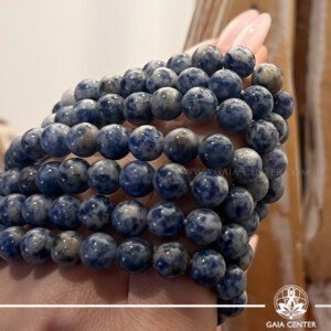 Sodalite Tumbled Bracelet - Buy at GAIA CENTER Cyprus | In-Store & Online Discover the calming energy of our Sodalite Tumbled Bracelet at GAIA CENTER, the premier crystal store in Cyprus. Known for enhancing mental clarity, intuition, and inner peace, this beautiful bracelet features high-quality tumbled Sodalite stones. Perfect for anyone seeking to balance emotions and boost self-expression, Sodalite is often called the “Stone of Insight.” Whether you're in Cyprus or shopping online, GAIA CENTER makes it easy to find authentic, natural Sodalite crystal jewelry. Visit us in-store or order online to bring the harmony of Sodalite into your life. Worldwide shipping available!