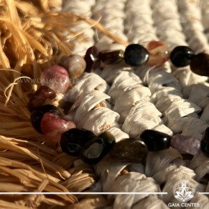 Discover the beauty and energy of our Watermelon Tourmaline Tumbled Stones Bracelet at GAIA CENTER, Cyprus. Handcrafted with vibrant, high-quality crystals, this bracelet balances the heart and mind. Shop in-store or order online for worldwide delivery.