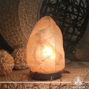 Salt Lamp Himalayan White Rock at Gaia Center | Crystal Shop in Cyprus. Salt and Selenite crystal lamps selection. Order online: Cyprus islandwide delivery: Limassol, Nicosia, Paphos, Larnaca. Europe and worldwide shipping.