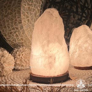 Salt Lamp Himalayan White Rock at Gaia Center | Crystal Shop in Cyprus. Salt and Selenite crystal lamps selection. Order online: Cyprus islandwide delivery: Limassol, Nicosia, Paphos, Larnaca. Europe and worldwide shipping.