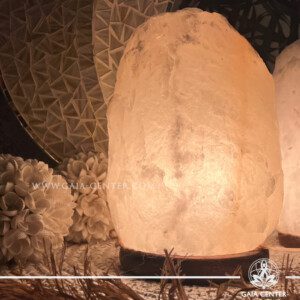 Salt Lamp Himalayan White Rock at Gaia Center | Crystal Shop in Cyprus. Salt and Selenite crystal lamps selection. Order online: Cyprus islandwide delivery: Limassol, Nicosia, Paphos, Larnaca. Europe and worldwide shipping.