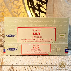 The enchanting fragrance of Satya Lily Incense Sticks, crafted for a soothing and floral aromatherapy experience. Perfect for meditation, relaxation, and spiritual cleansing. Available now at Gaia Center – Crystal & Incense Shop in Cyprus. Shop authentic Satya incense for a pure and calming ambiance