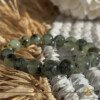 Epidote in Prehnite with Black Tourmaline Crystal Healing Bracelets Collection at Gaia Center Crystal Shop Cyprus. Available now at our Gaia Center crystal shop in Cyprus. Visit us to choose your crystals  in-store or order crystals online with Cyprus islandwide delivery: Nicosia, Paphos, Limassol, Larnaca...