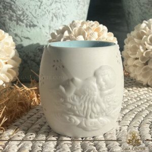 Aroma Essential Oil Burner - Cherubs ​at Gaia Center Crystals Incense shop in Cyprus. Order online: Cyprus islandwide delivery: Limassol, Paphos, Nicosia, Larnaca