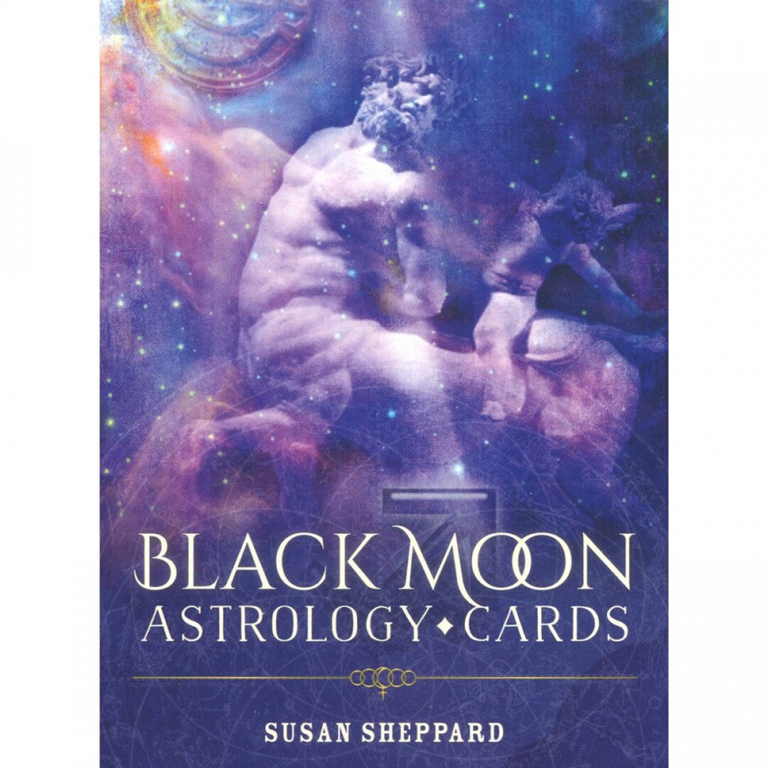 Black Moon Astrology Cards - Susan Sheppard. Tarot Cards, Oracle and Angel decks selection. Order and buy online or in-person at Gaia Center Crystal and Esoteric shop in Cyprus. Cyprus islandwide delivery: Limassol, Nicosia, Paphos, Larnaca. International shipping