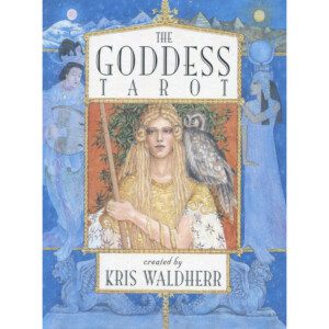 Goddess Tarot - Kris Waldherr. Tarot Cards, Oracle and Angel decks selection. Order and buy online or in-person at Gaia Center Crystal and Esoteric shop in Cyprus. Cyprus islandwide delivery: Limassol, Nicosia, Paphos, Larnaca. International shipping