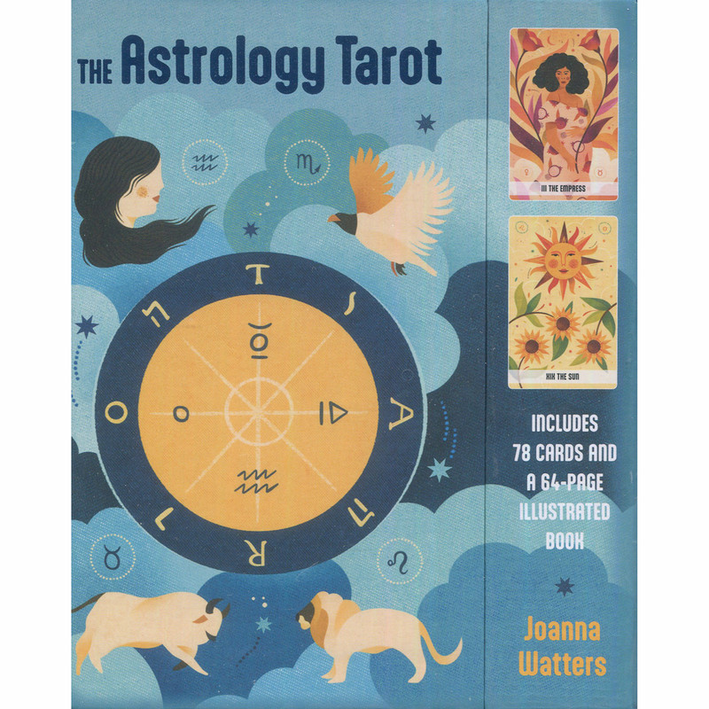 The Astrology Tarot - Joanna Watters. Tarot Cards, Oracle and Angel decks selection. Order and buy online or in-person at Gaia Center Crystal and Esoteric shop in Cyprus. Cyprus islandwide delivery: Limassol, Nicosia, Paphos, Larnaca. International shipping