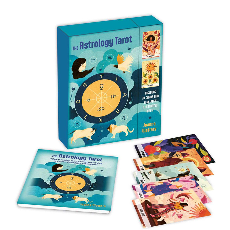 The Astrology Tarot - Joanna Watters. Tarot Cards, Oracle and Angel decks selection. Order and buy online or in-person at Gaia Center Crystal and Esoteric shop in Cyprus. Cyprus islandwide delivery: Limassol, Nicosia, Paphos, Larnaca. International shipping