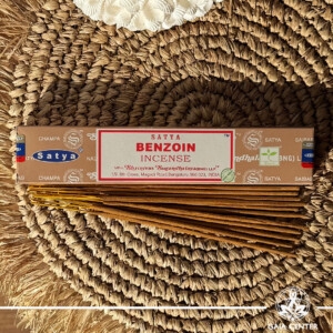 Satya Benzoin incense sticks 15g box