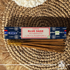 Satya Blue Sage incense sticks 15g box