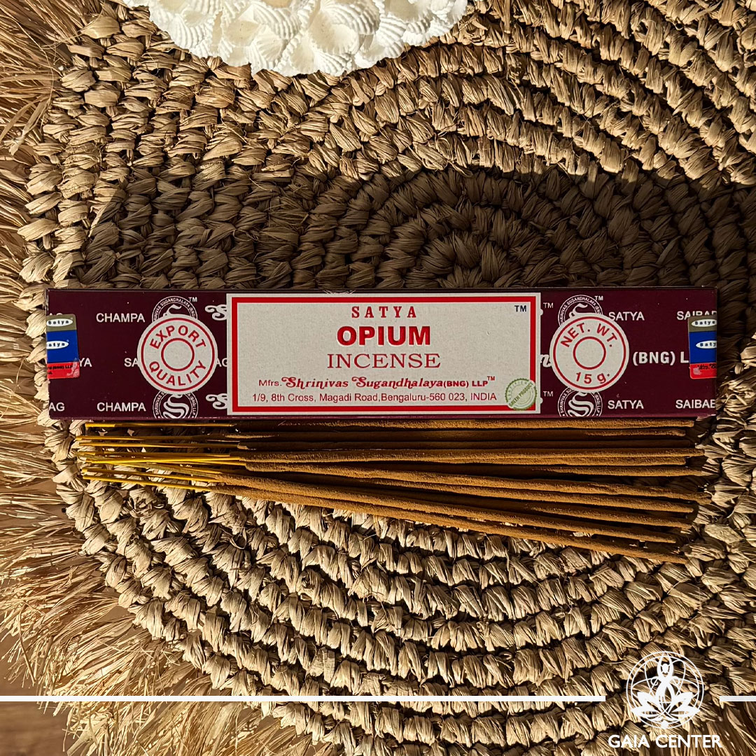 Satya Opium incense sticks 15g box