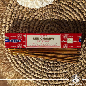Satya Red Champa incense sticks 15g box