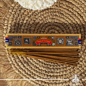 Satya Tuscan Leather incense sticks 15g box