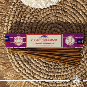 Satya Violet Rosemary incense sticks 15g box