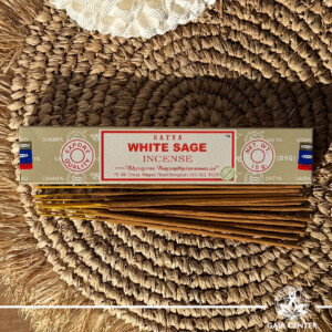 Satya White Sage incense sticks 15g box