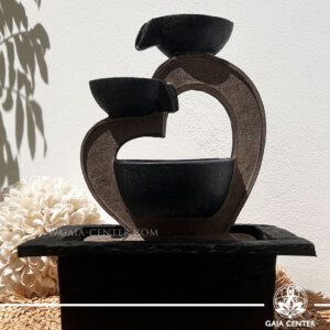 Indoor Water Indoor Fountain Heart. Decorative tabletop fountain for indoor use, that simulates the soothing sounds of nature in your living space. Water Fountain selection at Gaia Center Aroma & Crystal shop in Cyprus. Order online, Cyprus islandwide delivery: Limassol, Larnaca, Paphos, Nicosia