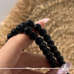 Tibetan Mala Black Onyx |108 beads| Crystal Jewellery Selection at Gaia Center Crystal Shop in Cyprus. Order online, Cyprus islandwide delivery: Limassol, Larnaca, Paphos, Nicosia. Europe and Worldwide shipping.