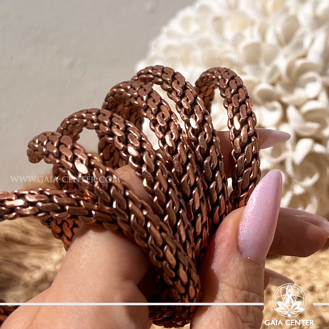 Copper Bracelet at Gaia Center Crystal Shop in Cyprus. Order crystals online, Cyprus islandwide delivery: Limassol, Larnaca, Paphos, Nicosia. Europe and Worldwide shipping.