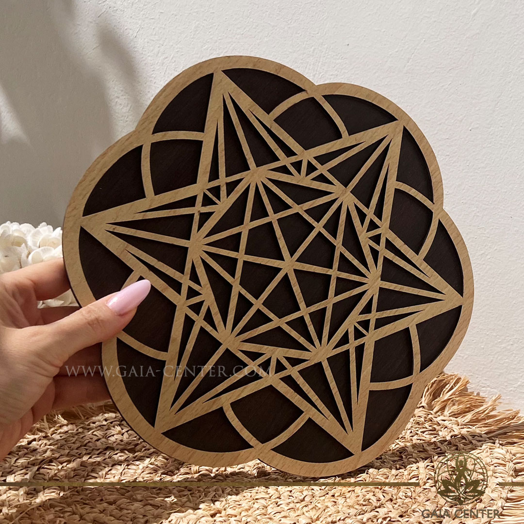 Shop the Crystal Grid Metatron Cube Tray at Gaia Center – Cyprus’s trusted crystal shop. Amplify your intentions with sacred geometry. In-store & islandwide delivery available at GAIA CENTER in Cyprus. Order online, Cyprus islandwide delivery: Limassol, Larnaca, Paphos, Nicosia. Europe and Worldwide shipping.