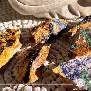 Azurite Malachite Natural Rough Cluster Buy Crystals Online Cyprus | GAIA CENTER Crystal shop in Cyprus.