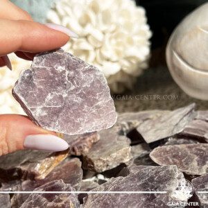 Lepidolite mica book natural crystal cluster from South Africa – calming crystal shop in Cyprus