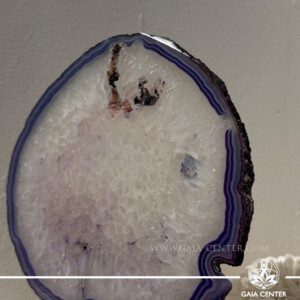 Purple Agate Slice | Brazil available in Cyprus at GAIA CENTER store.