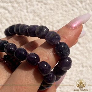Lepidolite crystal Bracelets – available in-store and for online order at GAIA CENTER crystal shop, Cyprus