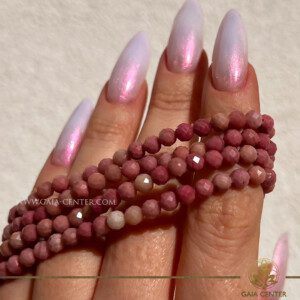 Pink Rhodonite Crystal Bracelets is available for purchase at the GAIA Center Crystal Store in Cyprus. We offer both in-person shopping and online orders, with island-wide delivery across Cyprus and Europe.
