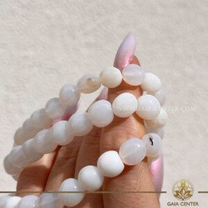 White Milky Opal Tumbled Bracelets is available for purchase at the GAIA Center Crystal Store in Cyprus. We offer both in-person shopping and online orders, with island-wide delivery across Cyprus and Europe.