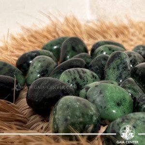 Ruby Zoisite polished natural tumbled stones at GAIA CENTER Crystal shop in Cyprus.