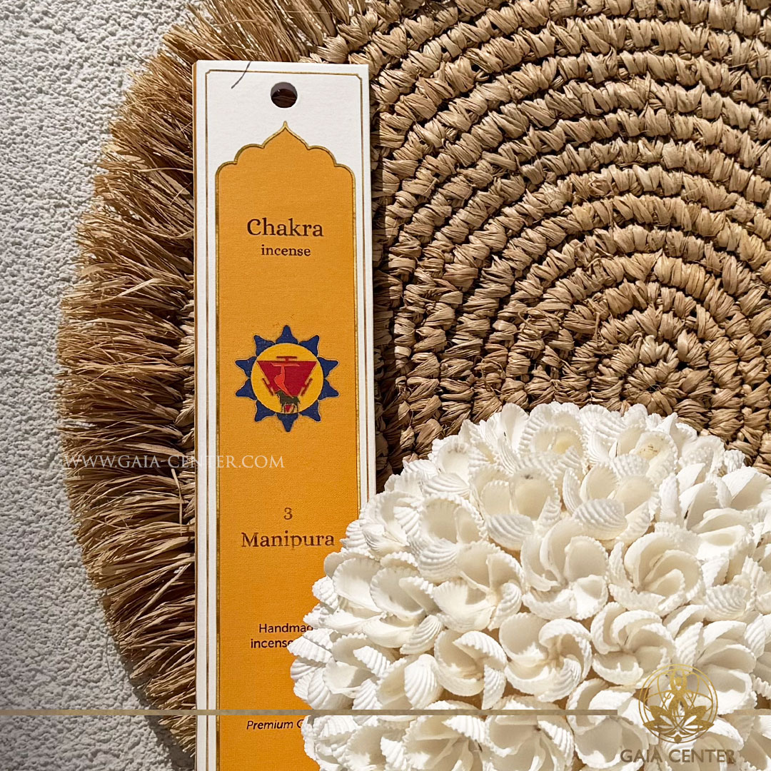 3rd Chakra Incense Manipura Solar Plexus | Fiore D'Oriente Chakra Incense by Fiore D'Oriente – Shop Online at GAIA CENTER