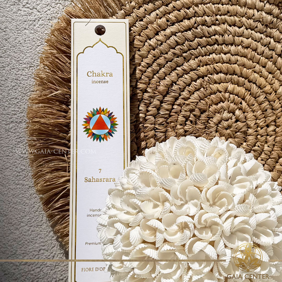 7th Chakra Incense Sahasrara Crown | Fiore D'Oriente Chakra Incense by Fiore D'Oriente – Shop Online at GAIA CENTER