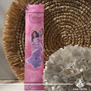 Fairy of Light - Fairy Incense Sticks by Fiore D'Oriente, available at our GAIA CENTER shop for easy online ordering. These incenses, created from the purest, raw materials and made with natural essential oils.