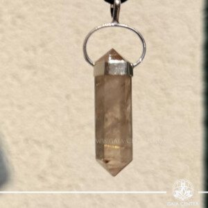 Smoky Quartz Double Point Pendant STS 925 Silver | Brazil