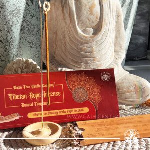 Tibetan Rope Incense with holder - Tibetan Meditating Herbs | Green Tree – Gaia Center, Cyprus