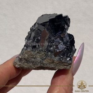 Galena Natural Rough Cluster | Morocco – Natural Grounding & Protection Stone | Buy Crystals Online available in Cyprus. GAIA CENTER Crystal shop in Cyprus