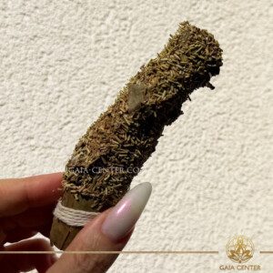 Herbal Smudge Stick - Rosemary | Sagrada Madre Sahumitos Infused with the pure essence and herbs for spiritual rituals and cleanse your space. Herbal smudge sahumitos, order online. Cyprus delivery: Limassol, Paphos, Larnaca, Nicosia