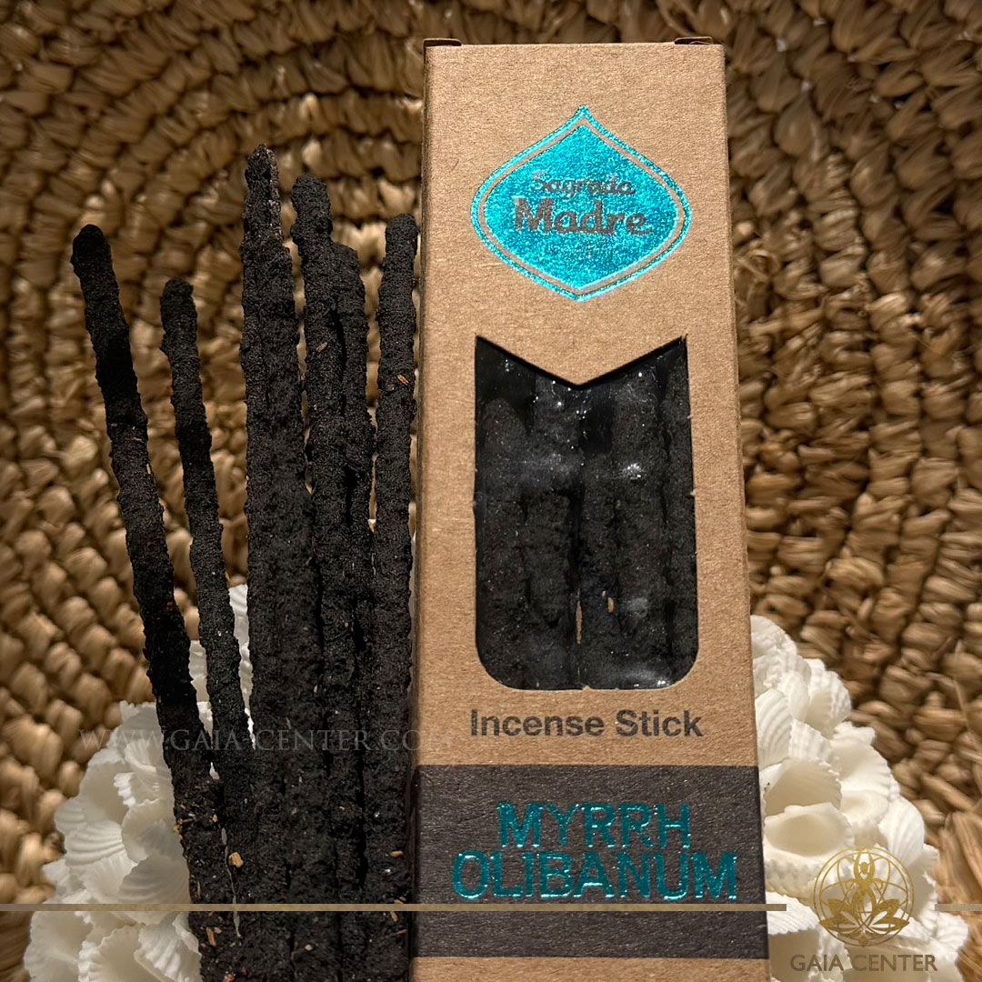 Natural Incense Sticks Myrrh & Olibanum | Sagrada Madre – Shop Online at GAIA CENTER