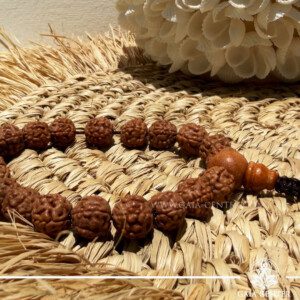 Rudraksha Mala-Bracelet 21 beads with string at Gaia Center Crystal Shop in Cyprus. Order online