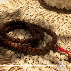 Rudraksha Mala 108 polished beads with string. Crystal and Gemstone Jewellery Selection at Gaia Center Crystal Shop in Cyprus. Order online