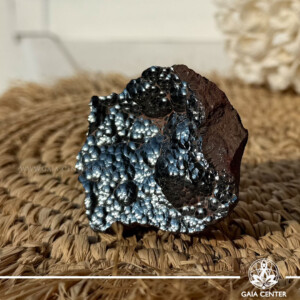 Polished Botryoidal Hematite from Morocco – Natural Mineral Specimen at Gaia Center crystal shop Cyprus